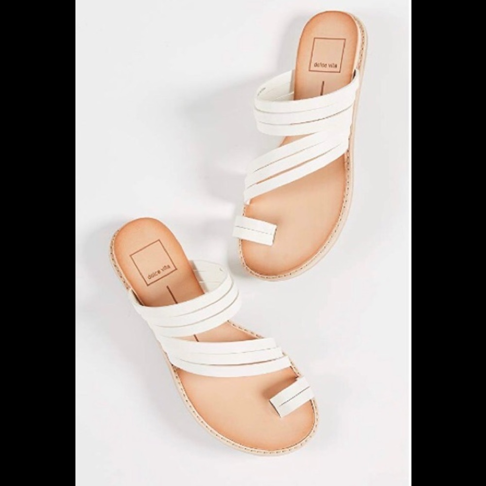 NWOT Dolce Vita Nelly Toe-Ring Slides, Size 10